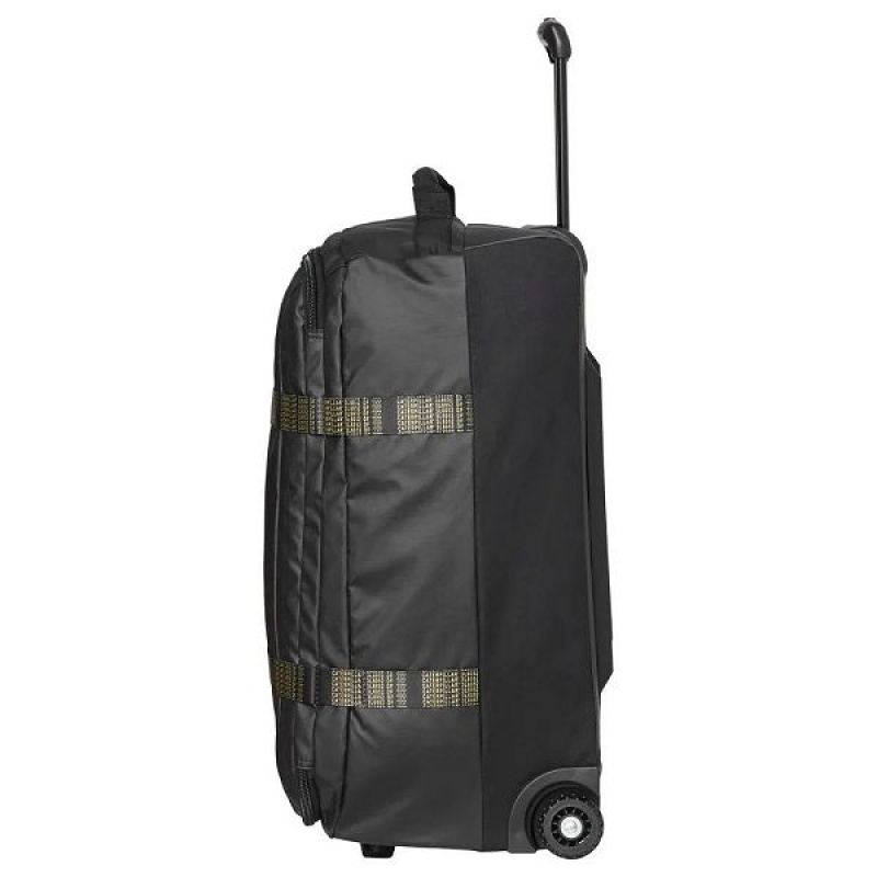 Caterpillar Unisex The Sixty Wheeled Duffel S Cat Men's Luggages Black | 593708-DFV