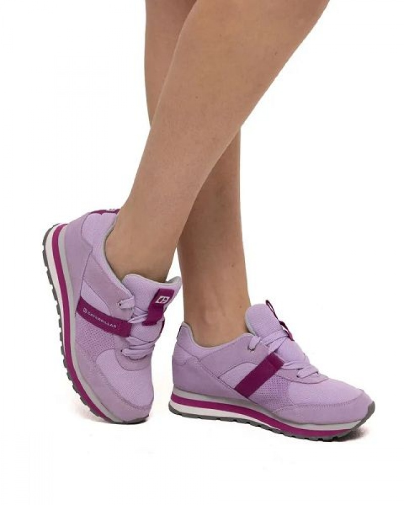 Caterpillar Ventura Elevated Morada Women's Sneakers Pink | 945827-FLK