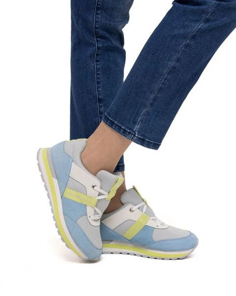 Caterpillar Ventura Elevated Women's Sneakers Blue | 062479-SDT