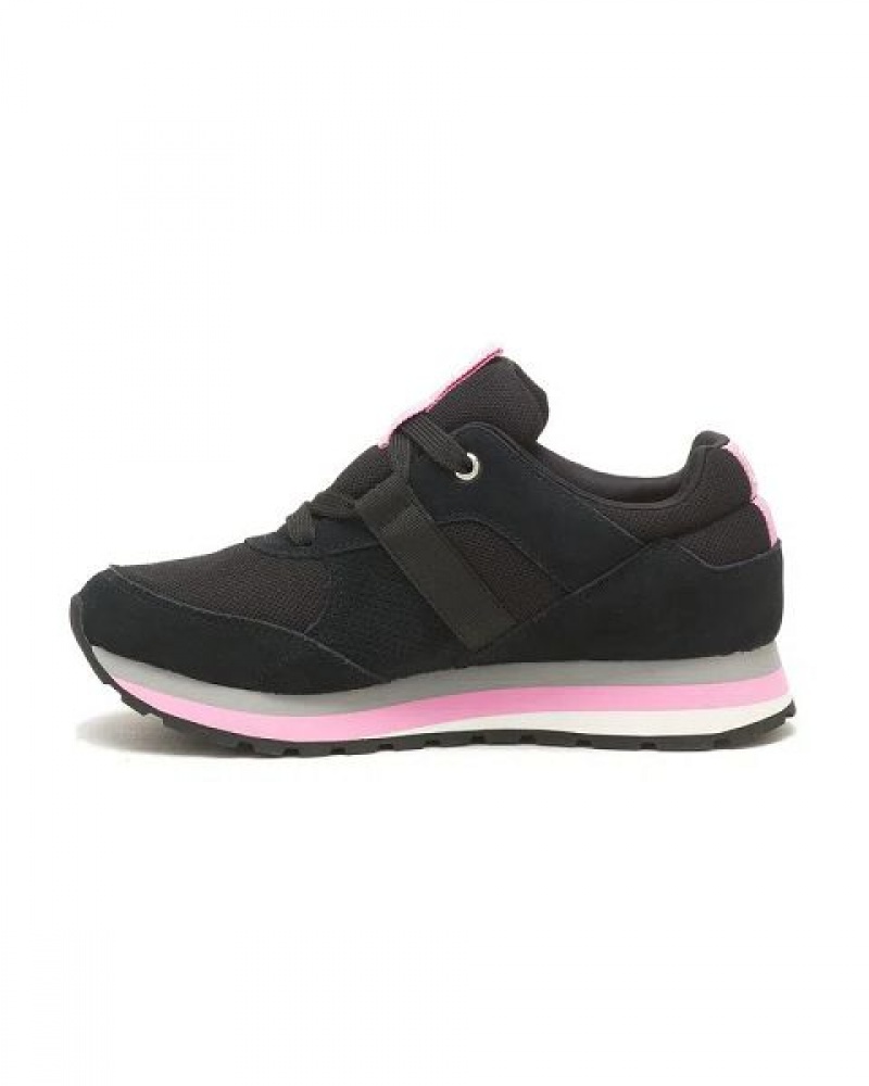 Caterpillar Ventura Elevated Women's Sneakers black / pink | 453169-XEU