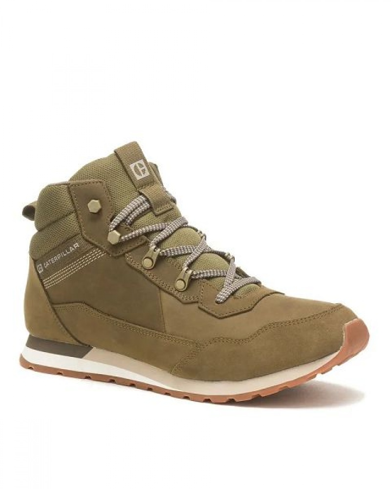 Caterpillar Ventura Hiker Hi Men's Sneakers Olive | 531279-FBM