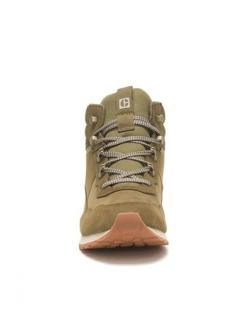 Caterpillar Ventura Hiker Hi Men's Sneakers Olive | 531279-FBM