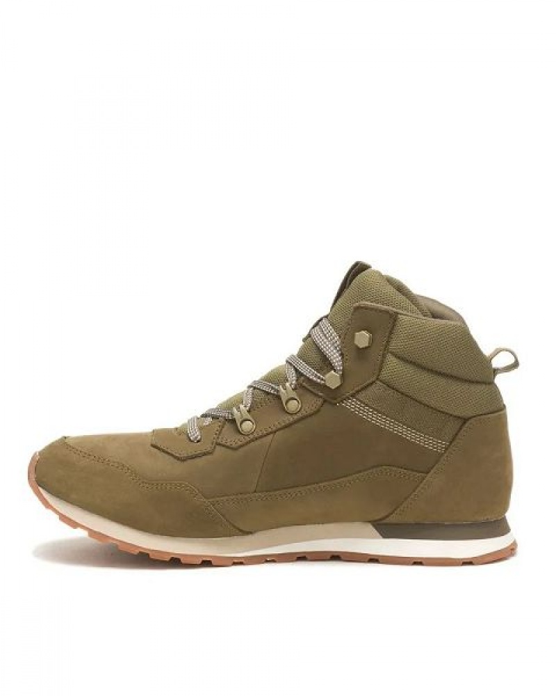 Caterpillar Ventura Hiker Hi Men's Sneakers Olive | 531279-FBM