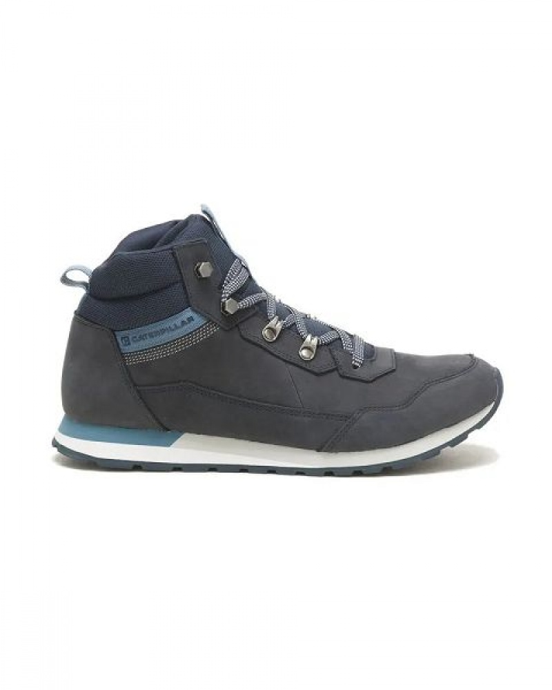 Caterpillar Ventura Hiker Hi Men's Sneakers Navy | 410628-GPU