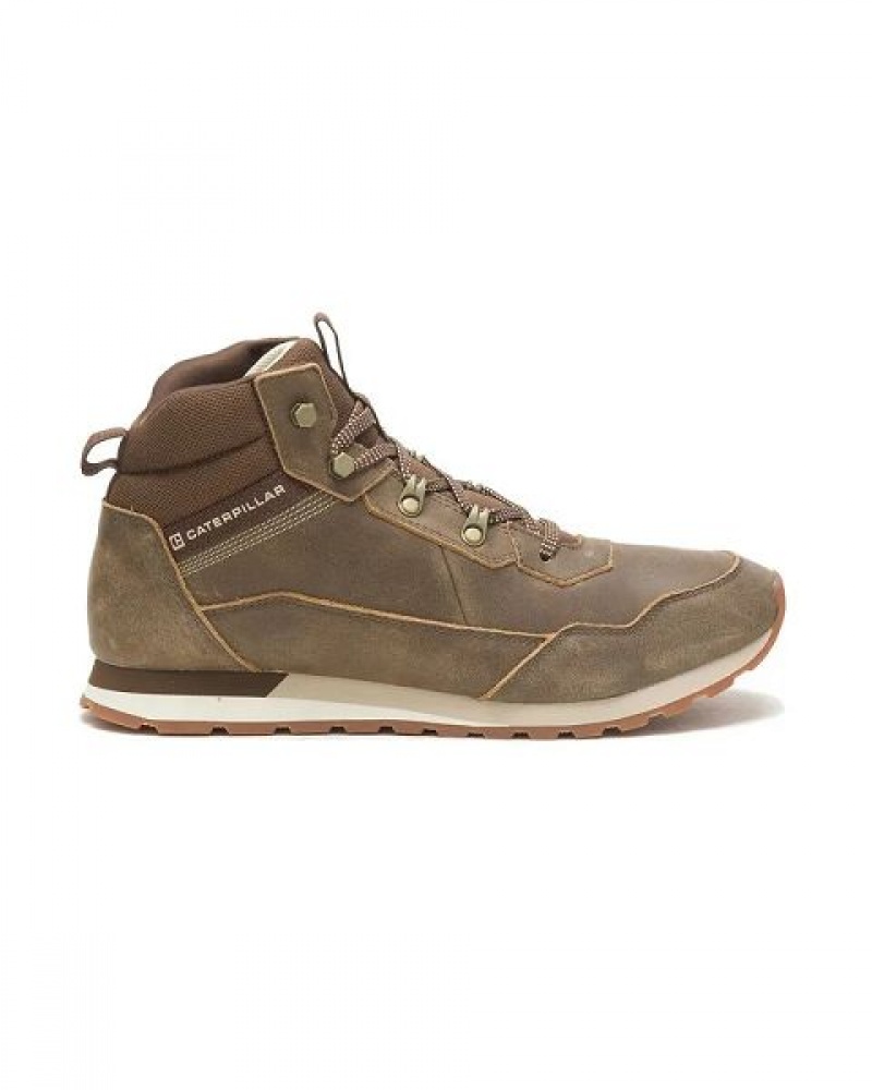 Caterpillar Ventura Hiker Hi Men's Sneakers Brown | 350791-ZVH