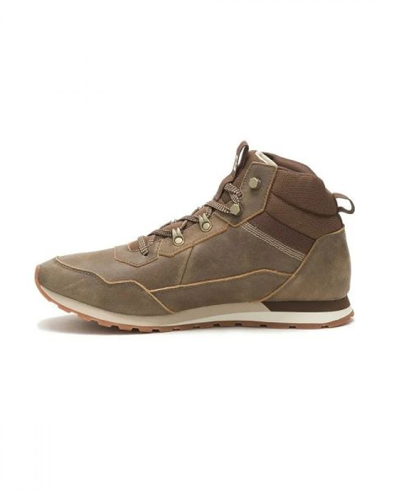 Caterpillar Ventura Hiker Hi Men's Sneakers Brown | 350791-ZVH