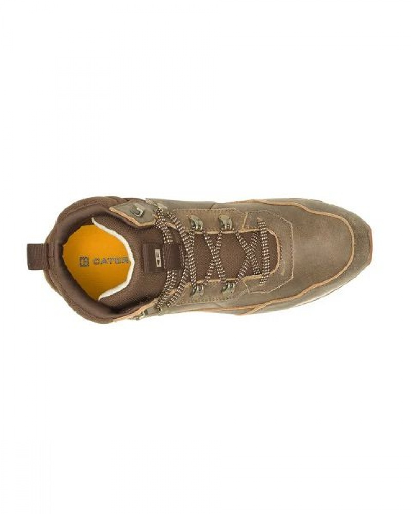 Caterpillar Ventura Hiker Hi Men's Sneakers Brown | 350791-ZVH