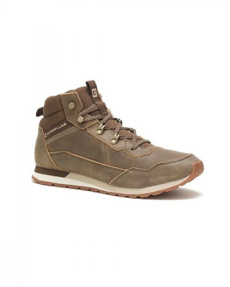 Caterpillar Ventura Hiker Hi Men\'s Sneakers Brown | 350791-ZVH