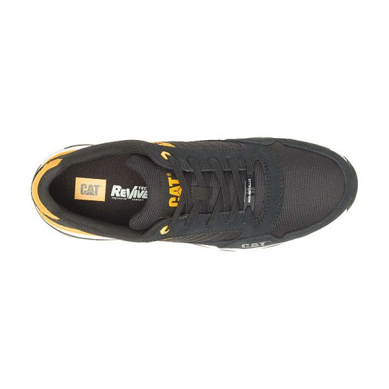 Caterpillar Venward Composite Toe Men's Work Shoes Black / Yellow | 739652-HTD