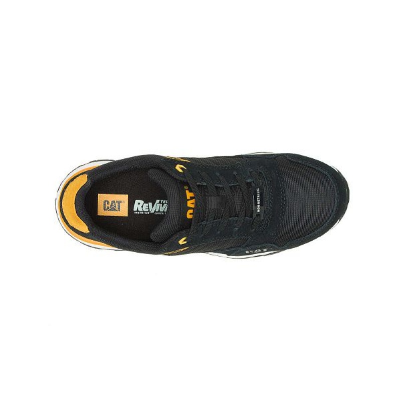 Caterpillar Venward Composite Toe Women's Work Shoes Black / Yellow | 413725-IZT