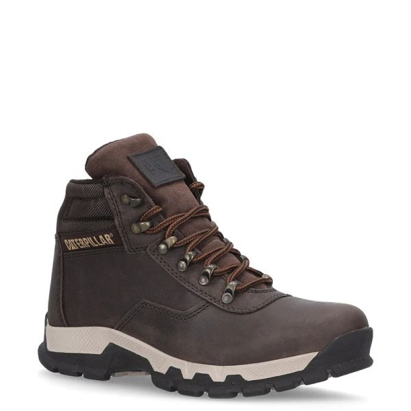 Caterpillar Wilson WS M4M Casual Men's Boots Coffee | 035218-WKH